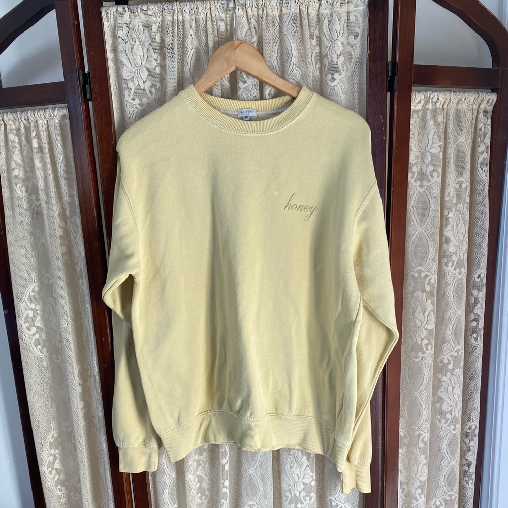 Yellow “Honey” Crewneck